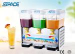 Three Bowl Tabletop Drink Dispenser Machine For Hotel / Restaurant / Buffet
