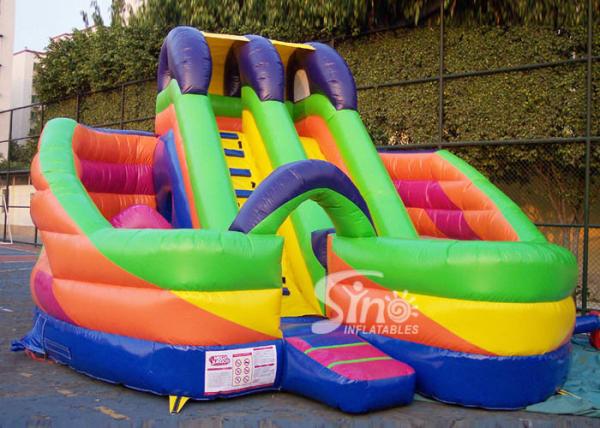 6x6m millenmium kids inflatable slide with obstacles N tunnel for outdoor