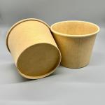 Disposable Multi Size Soup Cup Kraft Paper Bowl Food Packing Containers with