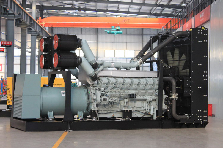 CE 1600kw Japan Original Mitsubishi Diesel Generator 2000kva With Engine S16R-PTAA2-C