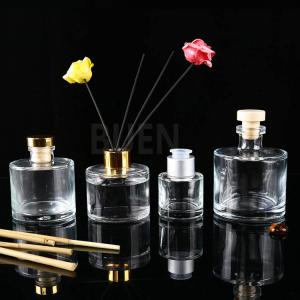 Wholesale Screw Cap Round Glass Aroma Diffuser Bottle , 100ml Reed Diffuser Bottle from china suppliers