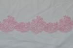 garment accessories fancy Embroidery cord lace border Different Color