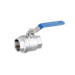DN20 Silver Stainless Steel 201 Ball Valve with Female Threaded Corrosion