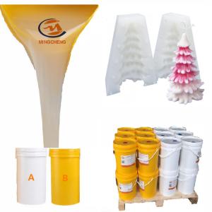 Wholesale High Elongation Translucent Platinum Cure Silicone Rubber For Making Candle Resin Molds from china suppliers