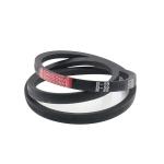 Polyester Cotton Canvas Outside Fabric Industrial Wrapped Rubber V Belt for