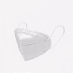 5 layers disposable white non-woven fabric kn95 face mask in stock