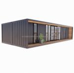 Main Structure Galvanized Steel Square Tubes Luxury 2 Bedrooms Flat Container