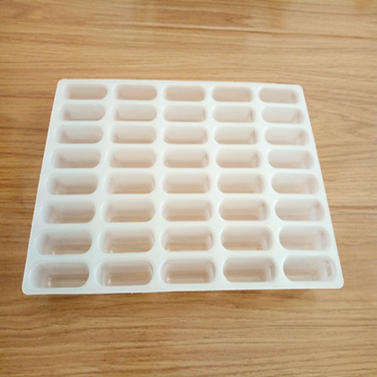 Blister Process Type Clear Tablet Packing Tray Plastic Material