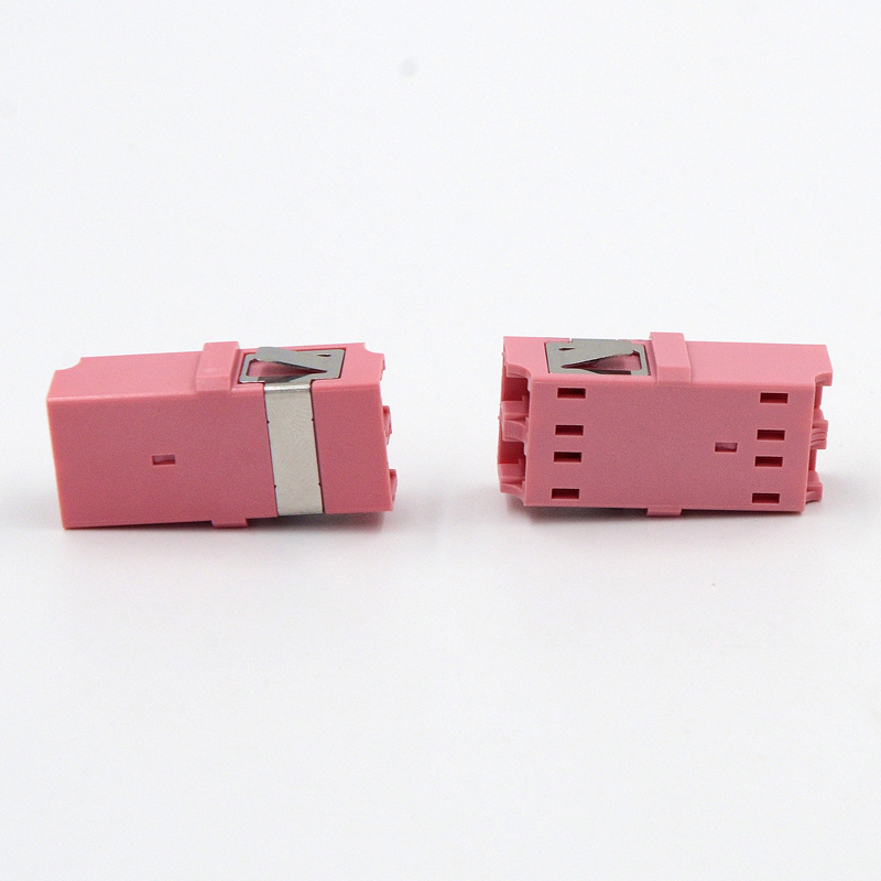 OEM&ODM Manufacturer FTTH Optical Fiber LC Upc Multimode Om4 Duplex Coupler Fiber Optic Adapter