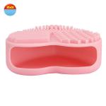 Household Items Dish Wash Scrubber , Heart Shaped Dish Cleaning Brush
