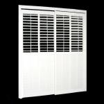 indoor 100% basswood sliding shutters for windows and doors with frame and rail