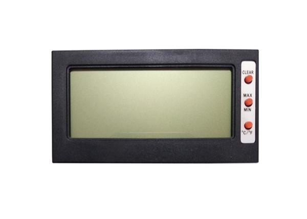 ABS Plastic Min Max Thermometer , Large Panel Digital Temperature And Humidity