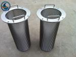 304 Stainless Steel Johnson Screen Filter , Water Treatment Wire Mesh Drum