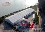 500 People Outdoor Event Party Tent with Stage , Event Marquee with Windows