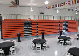 Wholesale Freestanding Echo Retractable Grandstands Cost Effective Polymer Bench from china suppliers