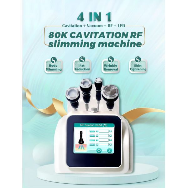 40k 80k Cavitation Slimming Machine , Vacuum Ultrasonic Liposuction Machines