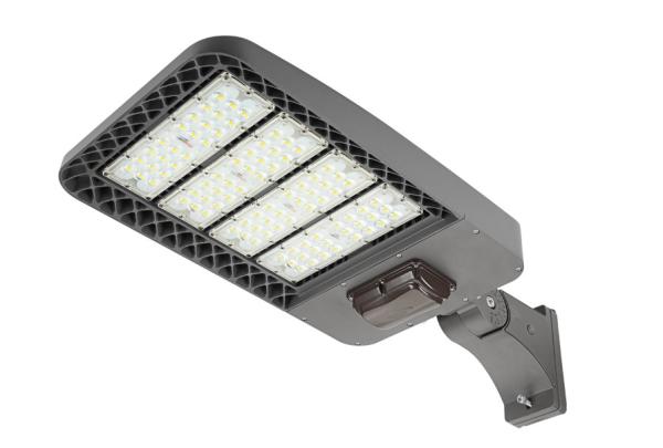 Parking Lot Security Commercial LED Area Lighting 2700-6500K CCT With Black