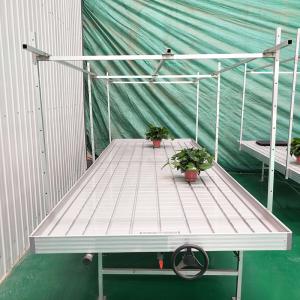 Wholesale Ebb Flood Agricultural Hydroponic 4x8Ft Grow Table Seedbed Rolling Bench Movable from china suppliers