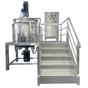 Wholesale Movable Detergent Liquid Mixer Machine Automatic Jacketed Mixing Vessel from china suppliers