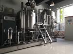 200L / 300L / 500L Craft Beer Equipment Silver Color Electric / Steam Heating