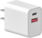 USB A+C Wall Charger 2 Pack 20W Fast Charging Block For Apple Watch