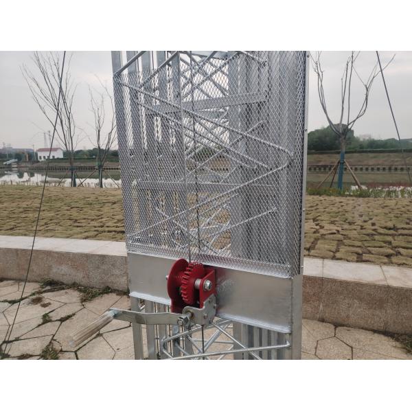 Security Power Portable Tower Network 20m Vehicle Mounted Guyed Lattice Tower Steel Aluminum