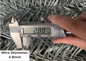 Wholesale 2.8mm Diameter Diamond Chain Link Fencing 8 Foot Height Galvanized from china suppliers