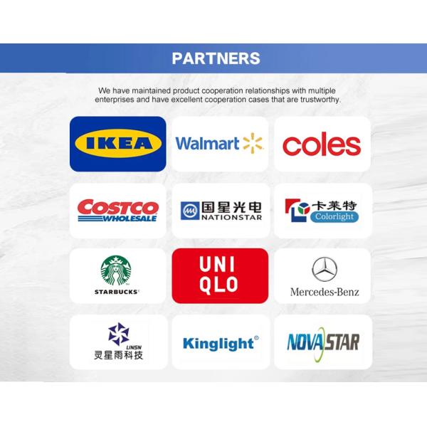 P0.9 P1.25 P1.5 COB LED Display 1000cd Brightness 3840Hz Refresh