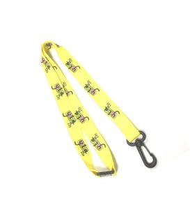 Wholesale Yellow Custom Logo Dye Sublimated Lanyards With Swivel J Hook And Safety Buckle from china suppliers