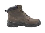 Comfortable Army Winter Boots / Mens Black Leather Boots Anti Static With Toe