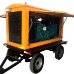 Automatic Switch 120KW Dongfeng Kangmingsi Diesel Generator Set Trailer with