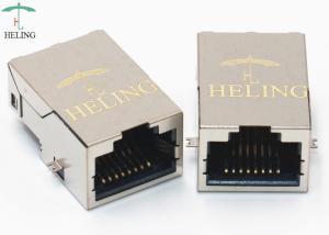 Wholesale 100 Base T Integrated Magnetics RJ45 Brass Shielded Right Angle Side Entry from china suppliers