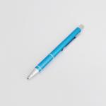 Aluminum Barrel Press Metal Ball Pen 1.0mm Matt Aluminum Ballpoint Pen Non-slip