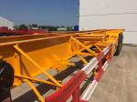 Tri Axle ISO 1x40ft Truck Semi Trailers 25t Shipping Container Trailer