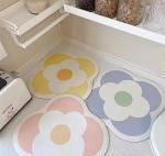 Non Slip Rectangle Rubber Mat for Kitchen Diatomaceous Earth Dish Drying Mat in