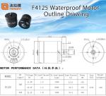 Faradyi Wholesale High Quality 350KV IP67 Brushless BLDC Tubular Waterproof