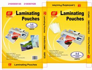 A4 A3 80MIC 125MIC thermal hot PET laminating pouch film lamination pouches sheet laminate laminator roll film suppliers