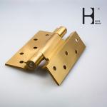 Golden Corrosion Resistant Solid Brass Hinges SGS Certification For Door