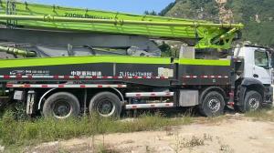 Wholesale Construction Site Second Hand Zoomlion Concrete Pump Truck Mounted 53m from china suppliers