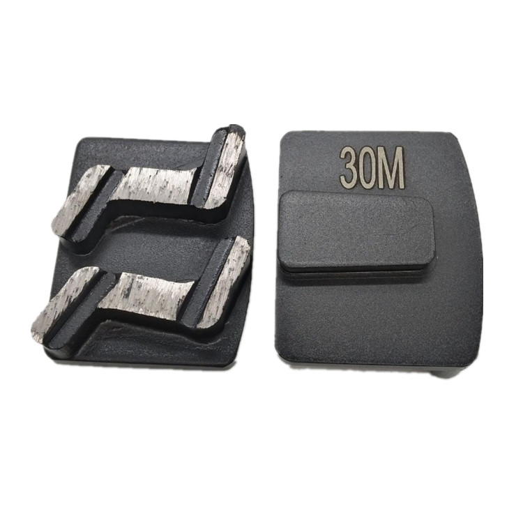 Double Z Segment Redi Lock Diamond Grinding Shoes for Husqvarna