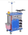 IV Pole Emergency Utility Drugs Medical Instrument Trolley With 5 Drawers On
