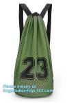 promotional daily recycled customized wholesale mesh drawstring backpack