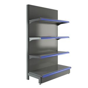 Wholesale Mini Steel Supermarket Display Rack Shelf Storage System Store Fixture Punched Holes from china suppliers