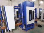 3.5kw Total Power PLC Control Vertical Glass Sandblasting Machine for Glass