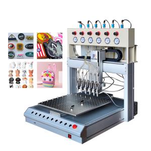 China 220V Rubber Making Machine Pvc Logo Silicone Phone Case Printing Color Injection Machine on sale