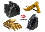 High Strength Mechanical Excavator Thumb Attachments OEM ODM for excavators