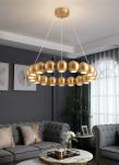 Round sphere led chandelier for living room bedroom table dining room hanging