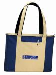 Eco Friendly Travel Storage Nylon Tote Bags With Outside Two Pockets