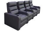 LED Light USB Electric Recliner Chair Single Seater Home Cinema Sofa Set