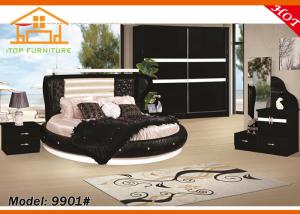 Wholesale New Gold Wooden Royal and Luxury King Size antique Bedroom Furniture Set Bed with Nightstand from china suppliers